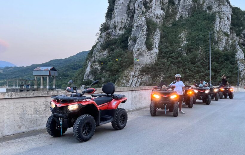 ATV/Quad bike tour to Bovilla lake